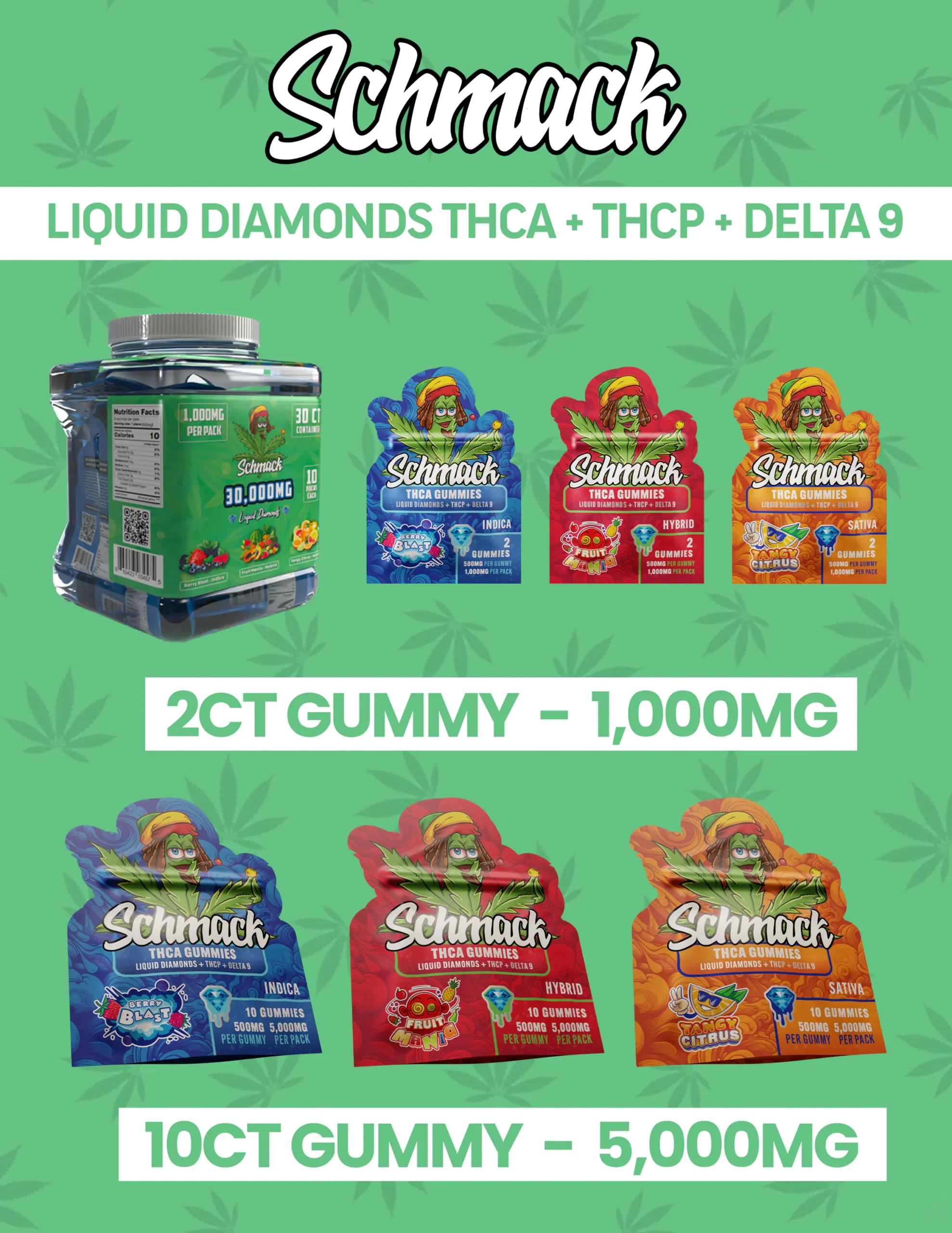 Schmack THCA Gummies