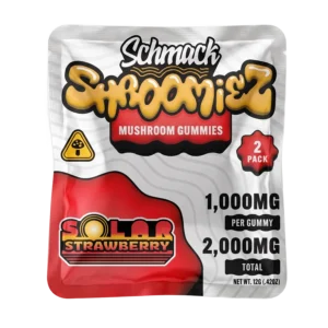 Schmack SHROOMIEZ 2,000MG GUMMIES SOLAR STRAWBERRY