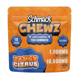 Schmack CHEWZ 10,000MG THC GUMMIES TANGY CITRUS