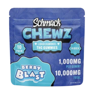 Schmack CHEWZ 10,000MG THC GUMMIES BERRY BLAST